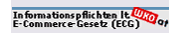 Informationspflichten lt. E-Commerce-Gesetz (ECG)